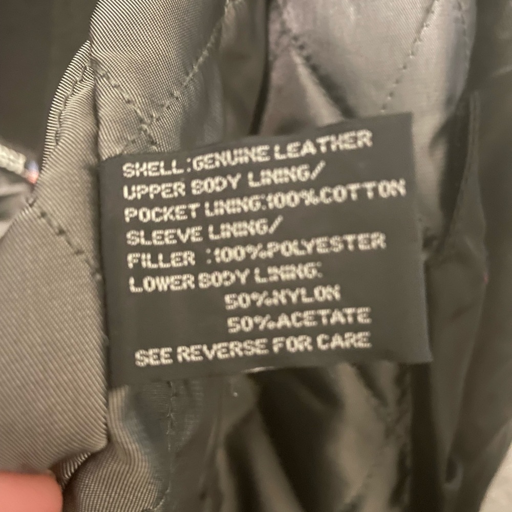 Men’s US Polo Assn leather jacket - Picture 2 of 4